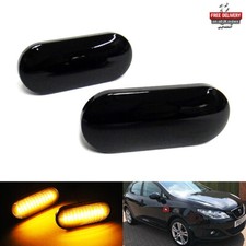 2x Black Side Indicator LED