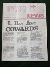 Original 1971 Loyalist News