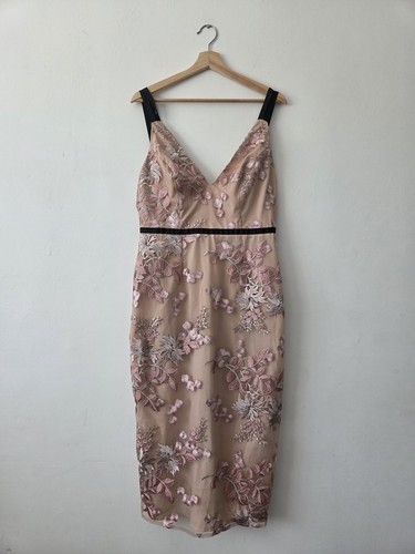 Asos design nude midi dress - asos,