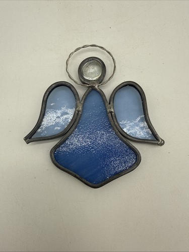Stained glass angel sun - glass,