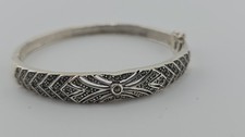 Marcasite Silver 925 Bangle