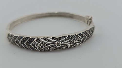 Marcasite silver 925 - marcasite, bangle