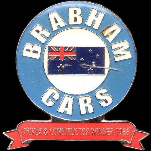 Brabham cars pin - cars, badge