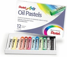 Pentel Oil Pastels Rich Bright