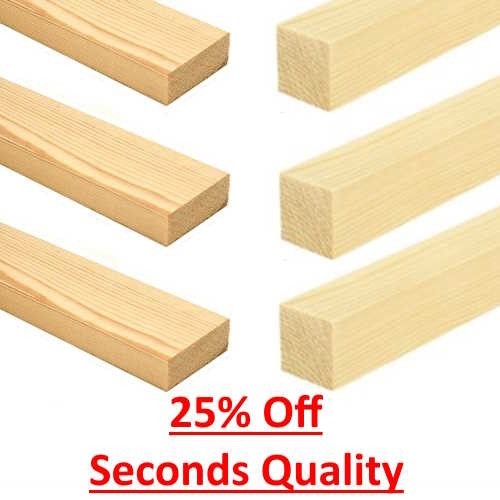 Planed wood timber square - planed,