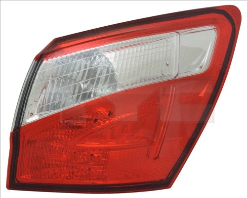Left combination rear light - rear,