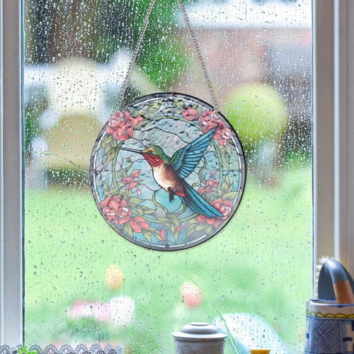 Stained glass window hanging - stained,