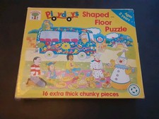 ? Playdays 16 Piece Shaped Floor Puzzle 2+ Michael Stanfield Vintage Complete