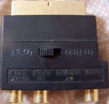 SCART - Stereo Audio + Video Female Phonos / Mini-Din Adapter