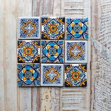 9 x  Ceramic Mexican Tiles