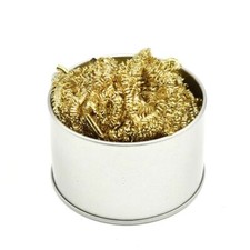 Silverline Soldering Tip Cleaning Ball and Base 60 x 60mm Brass Wool