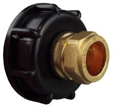s60x6 2" ibc water storage tank tap adapter to copper pipe,compression fitting