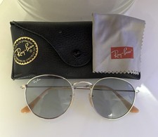 Ray Ban Sunglasses Kids Round Grey Lenses RB3447 Silver frame peach Ends