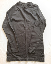 Crivit Long Sleeved Black Quick Drying Stretch Men's Sports Top Size S/M