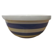 Vintage T G Green Cornishware Mixing Bowl - Green Shield Mark