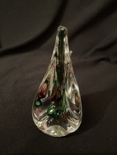 Nobile Glass Paperweight. Signed And Designed By Graziella Cavalli ~ 15cm Tall