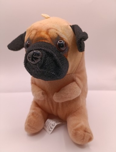 Plush pug type dog - type, dog,