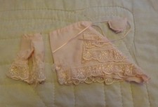 1:12 Scale Dolls House Doll Handmade Pink Victorian Underwear Set. Bustle +