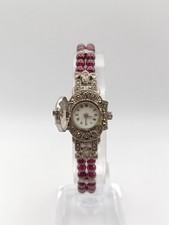 Ladies Marcasite Quartz Wristwatch. Sku-Eb302