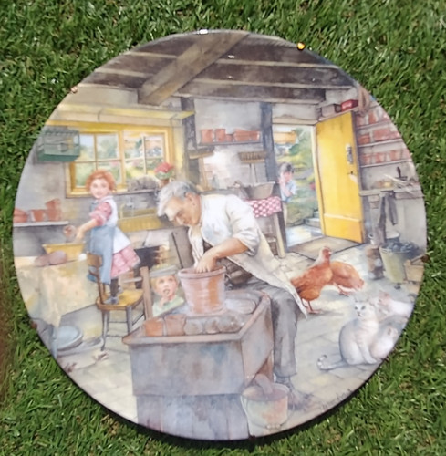 Royal doulton plate the potter - the,