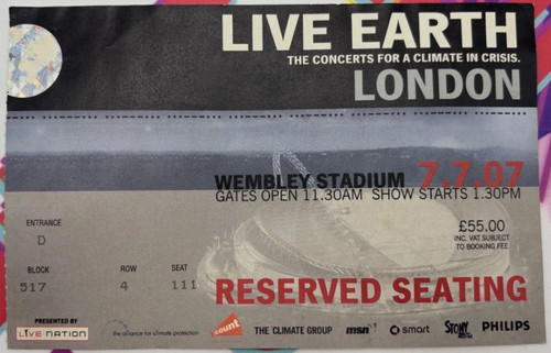 Collectors ticket stubs music - collectors,