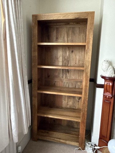 Solid wood bookcase oak - solid,