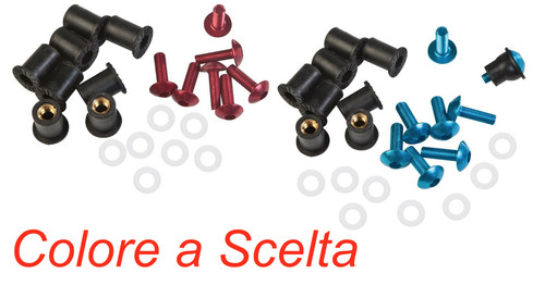 Ergal screws red - , for