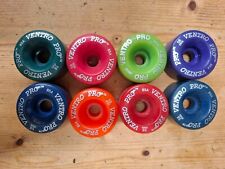 Retro Ventro Pro Quad Roller Skate Wheels Set of 8 New. Fit Bauer, Roces, Ventro