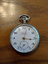 Antique Chronometre Huwaert Pocket Watch WORKING