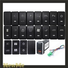 Push Switch Button For Honda Accord Acura TSX LED Fog Light Bar Blank Power