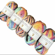 Good Old fashioned DK Knitting/crochet  Funky Prints 5*100g  Colour Code: 38