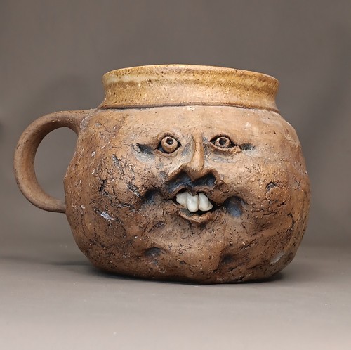 Signed studio pottery - studio, folk