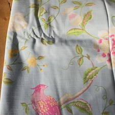 LAURA ASHLEY SUMMER PALACE DUCK EGG FABRIC ( 75CM )