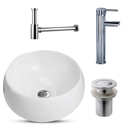 Round bowl ceramic - round, counter
