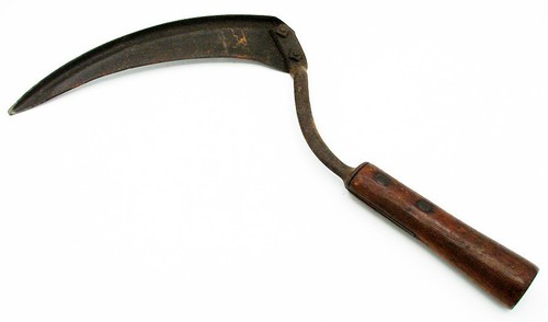 Antique vintage hand sickle - antique,