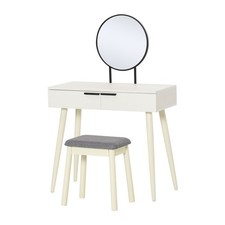 HOMCOM Vanity Desk w/Mirror &