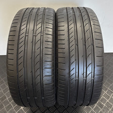 2X 225/40/R18 92W XL CONTINENTAL CONTISPORT CONTACT 5 SSR MOE *6MM* RUNFLAT TYRE