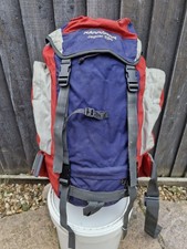 Karrimor Jaguar E60 Red Purple Grey Outdoor Hiking Backpack KS-100t SA Back