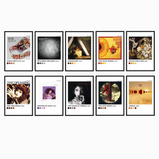 KATE BUSH Discography Aesthetic Colour Pallette Album Music Poster Prints