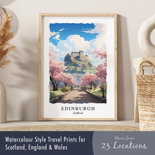 Travel poster print - poster, |