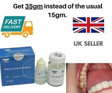 35 grams Permanent Tooth Filling Kit, Lost Fillings Ionomer, 800+ Sold On Ebay