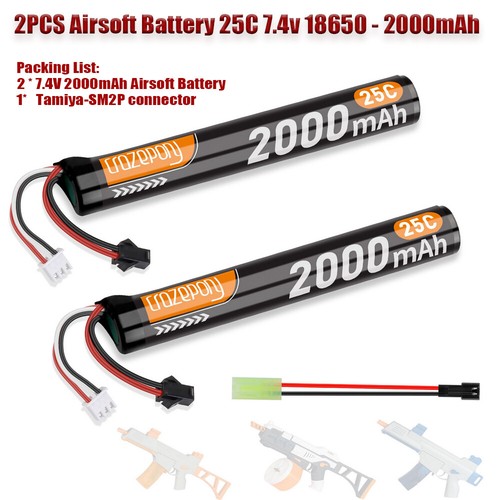 2pcs 2000mah 25c lipo - 2pcs,