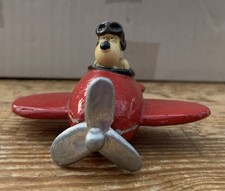 Gromit In Red Aeroplane Cast Metal Figurine From Wallace & Gromit Franchise