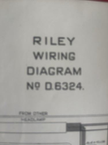 Original riley nine - original,