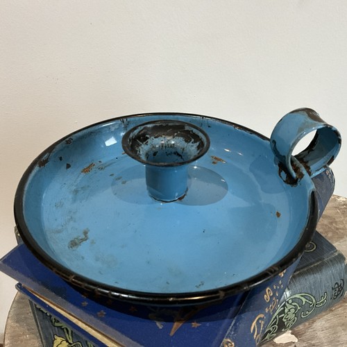 Blue enamel vintage - enamel,