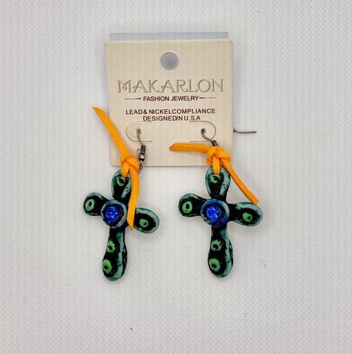 Boho green and blue clay - boho,