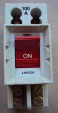 MK SENTRY LN5500 100A DP AC-21 BS 5419 EARLY LN 100 AMP MAIN SWITCH ISOLATOR