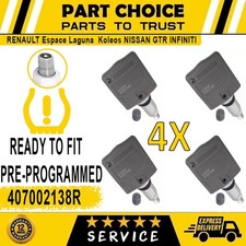 4X Pre-Coded TPMS Tyre Presure