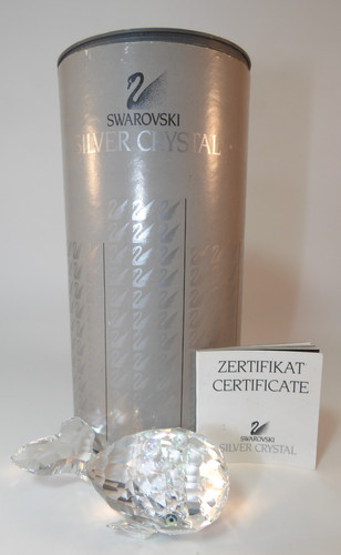 Swarovski silver crystal glass - silver,