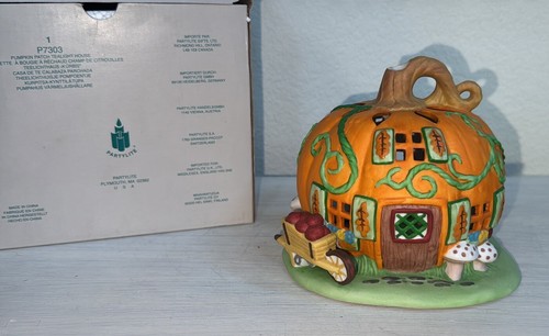 Pumpkin patch tealight - tealight, house